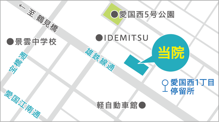 千葉整形外科クリニック　近隣地図